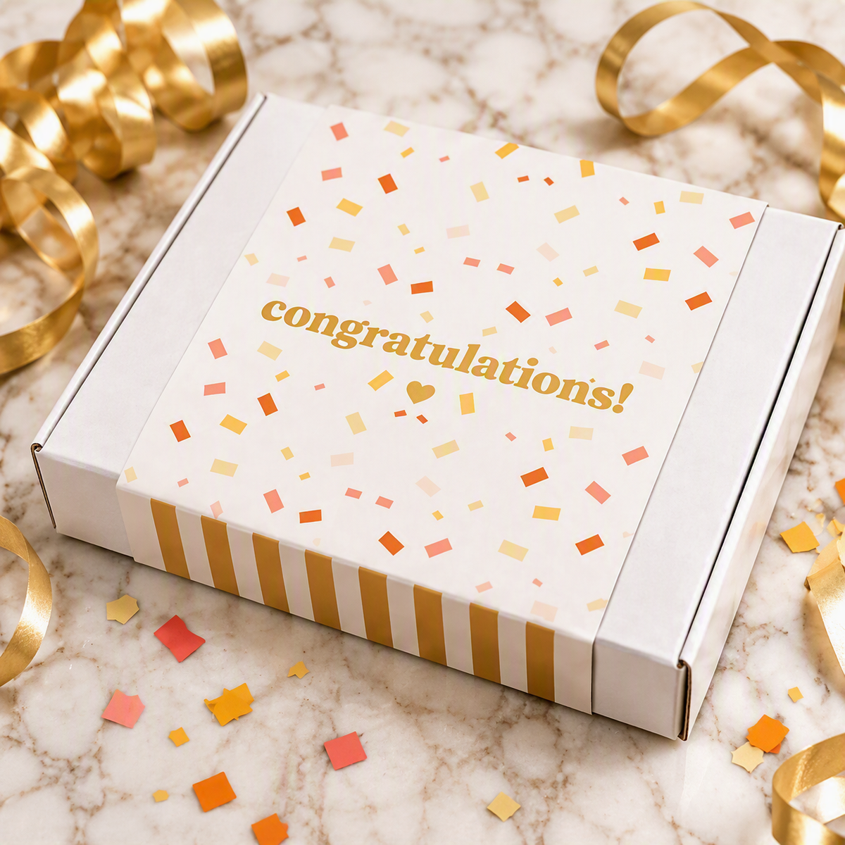 Congratulations Cookie Gift Box – 6 or 12 Cookies