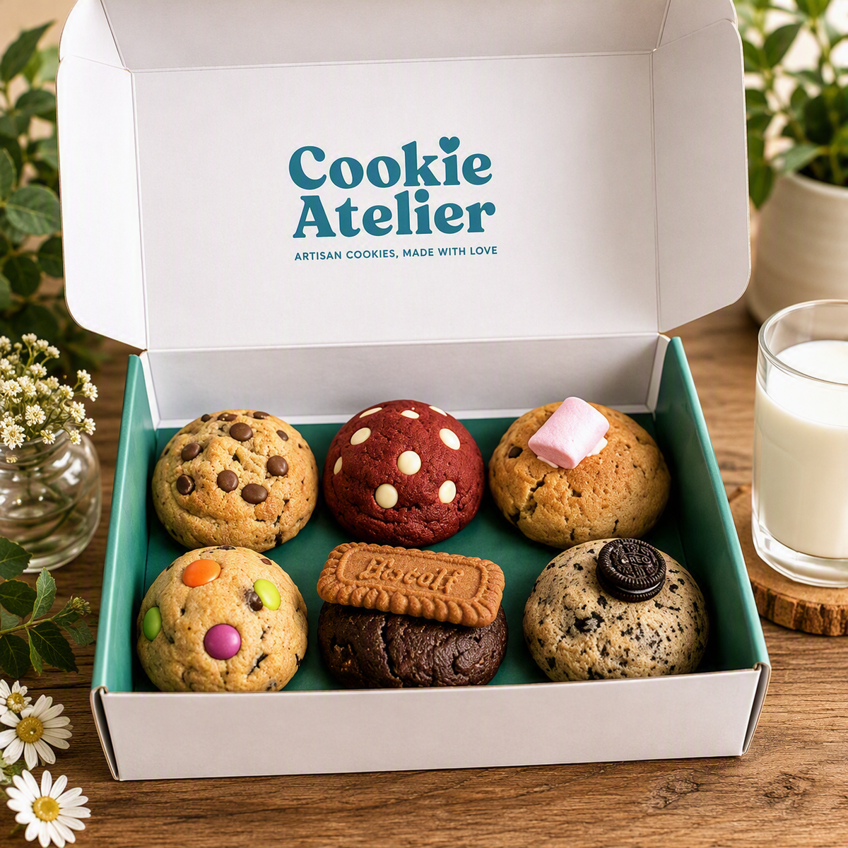 Cookie Box – 6 or 12 Cookies